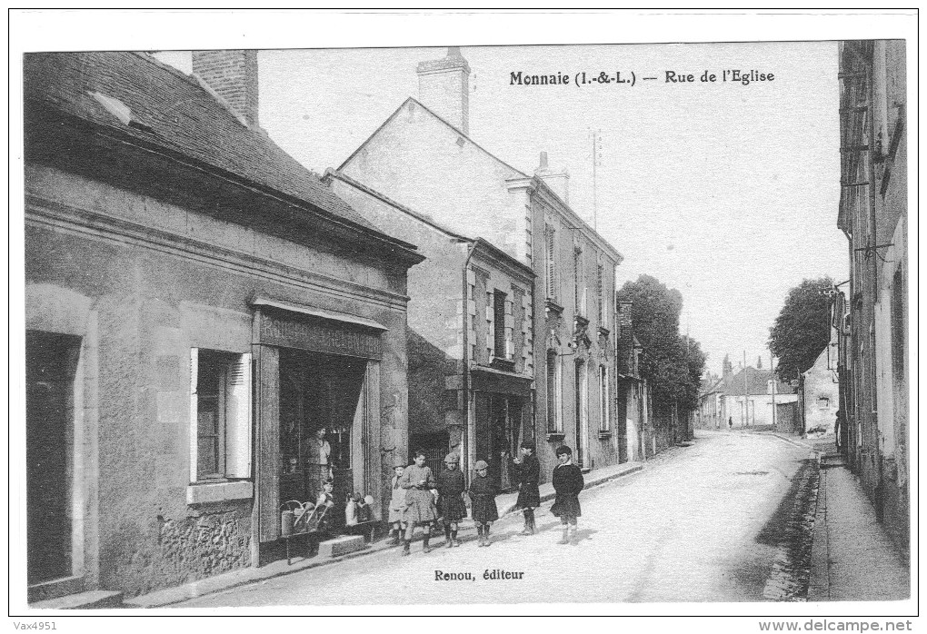 MONNAIE RUE DE L EGLISE MAGASIN ROUGER FERBLANTIER - Monnaie