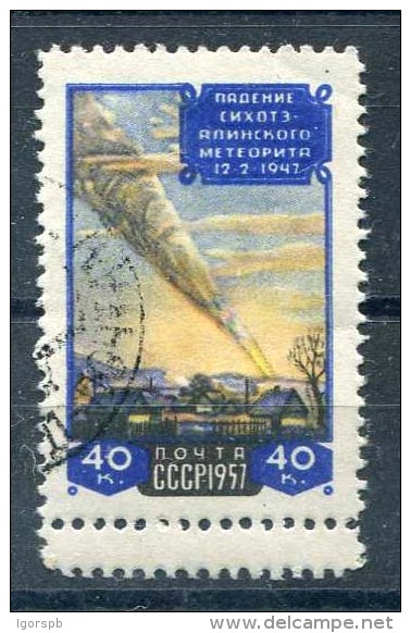 Russia , SG 2149 ,1957 , Sikhote-Alin Meteor , Single , Cancelled - Used Stamps