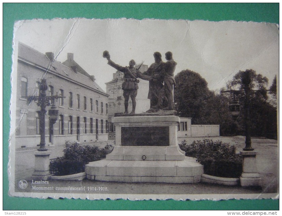 LESSINES --- Monument Commémoratif 1914-1918 ( 1948 ) - Lessines