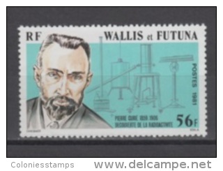 (3736) WALLIS AND FUTUNA, 1981 (Pierre Curie). Mi # 389. MNH** - Neufs