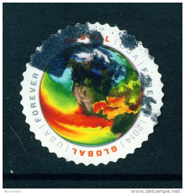 USA  -  2014  Weather Map  Global  Used As Scan - Used Stamps