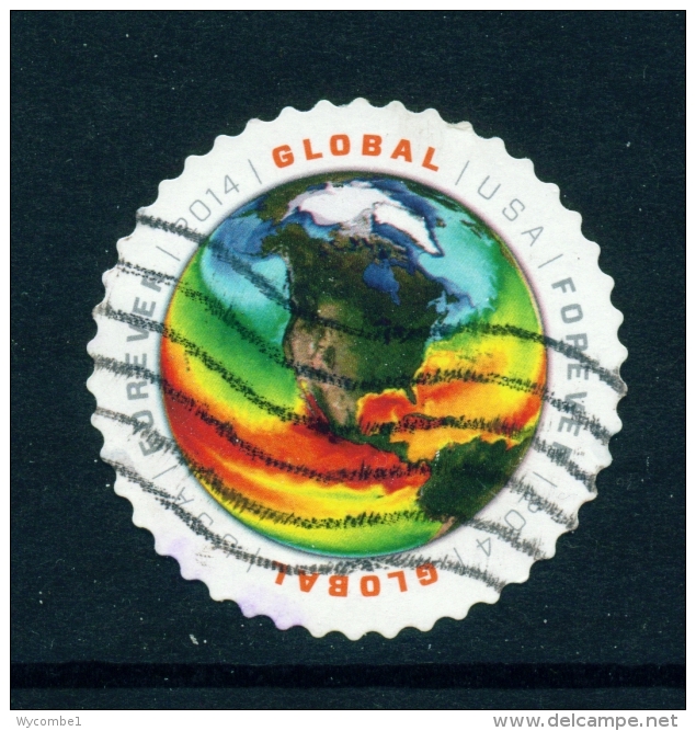 USA  -  2014  Weather Map  Global  Used As Scan - Used Stamps