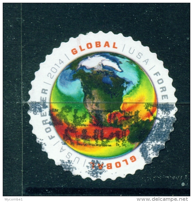 USA  -  2014  Weather Map  Global  Used As Scan - Used Stamps