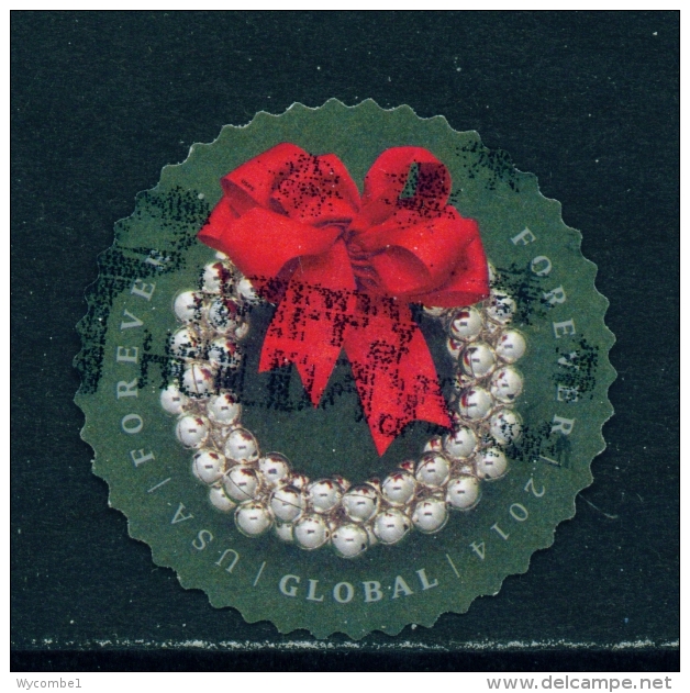 USA  -  2014  Ribbon And Pearls  Global  Used As Scan - Gebraucht