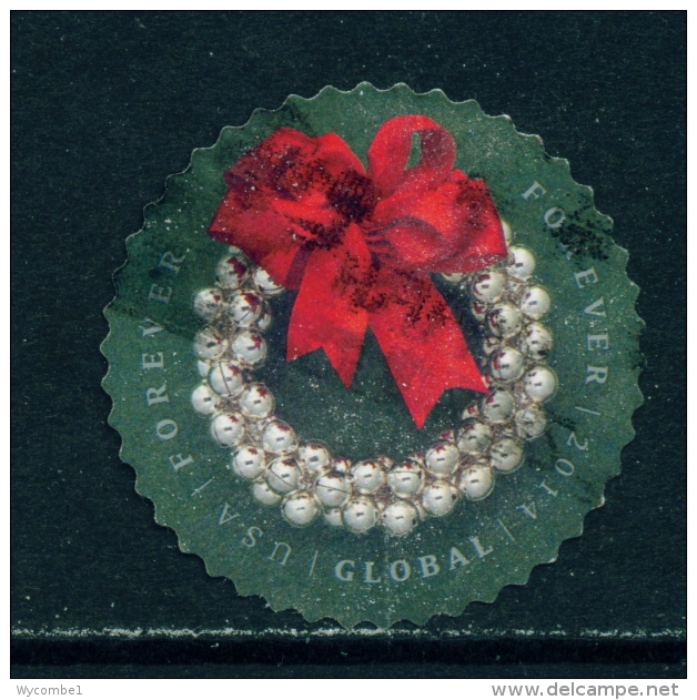 USA  -  2014  Ribbon And Pearls  Global  Used As Scan - Used Stamps