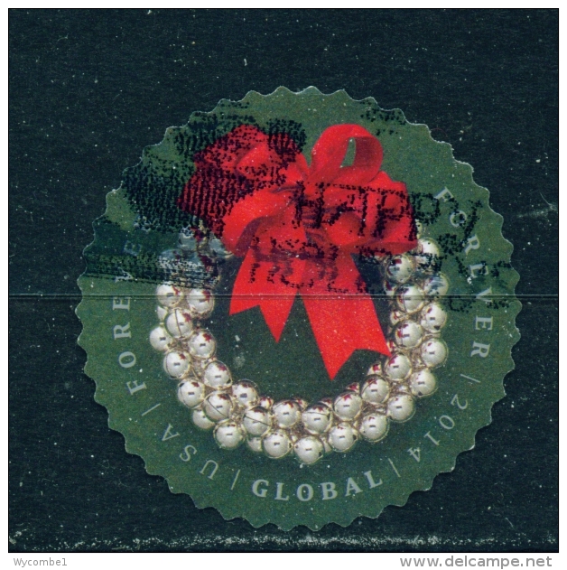 USA  -  2014  Ribbon And Pearls  Global  Used As Scan - Oblitérés