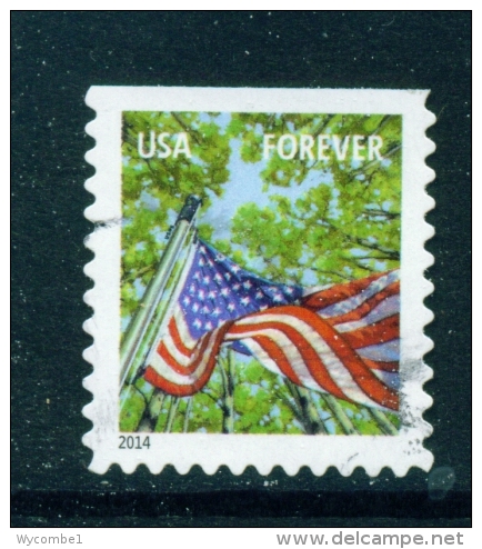 USA  -  2014  Flag  Forever  Used As Scan (2014 Imprint) - Oblitérés