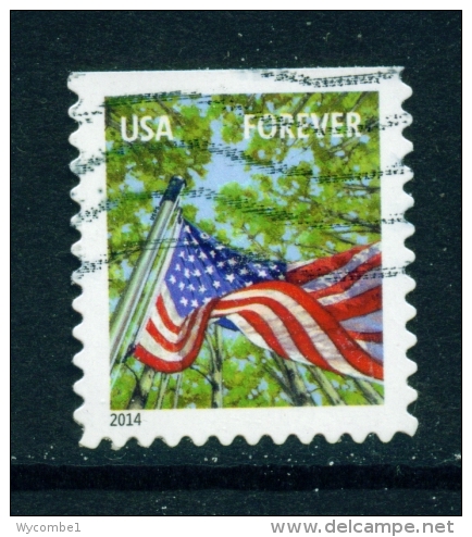 USA  -  2014  Flag  Forever  Used As Scan (2014 Imprint) - Oblitérés