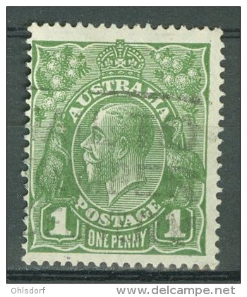 AUSTRALIA 1926-30: SG 86 / YT 51 B, D. 14, O - FREE SHIPPING ABOVE 10 EURO - Used Stamps