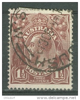 AUSTRALIA 1918-23: SG 59 / YT 22, O - FREE SHIPPING ABOVE 10 EURO - Used Stamps