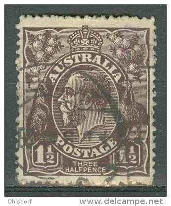 AUSTRALIA 1918-20: SG 58, O - FREE SHIPPING ABOVE 10 EURO - Used Stamps