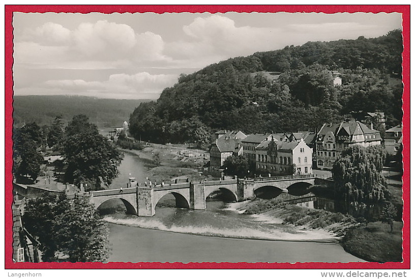 Foto-AK ´Hannoversch Münden´ (LK Göttingen) ~ 1955 - Hannoversch Muenden