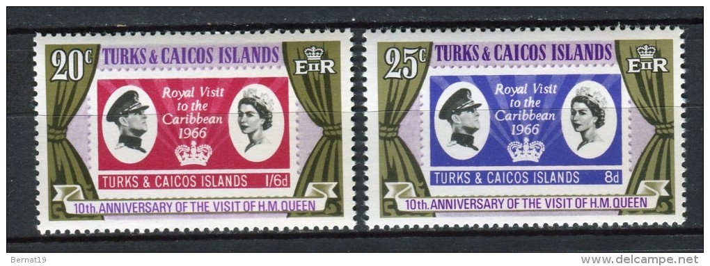 Turks And Caicos 1976. Yvert 355-56 ** MNH. - Turks E Caicos