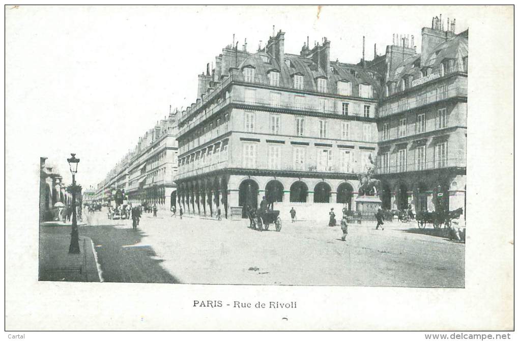 75 - PARIS - Rue De Rivoli - Transport Urbain En Surface