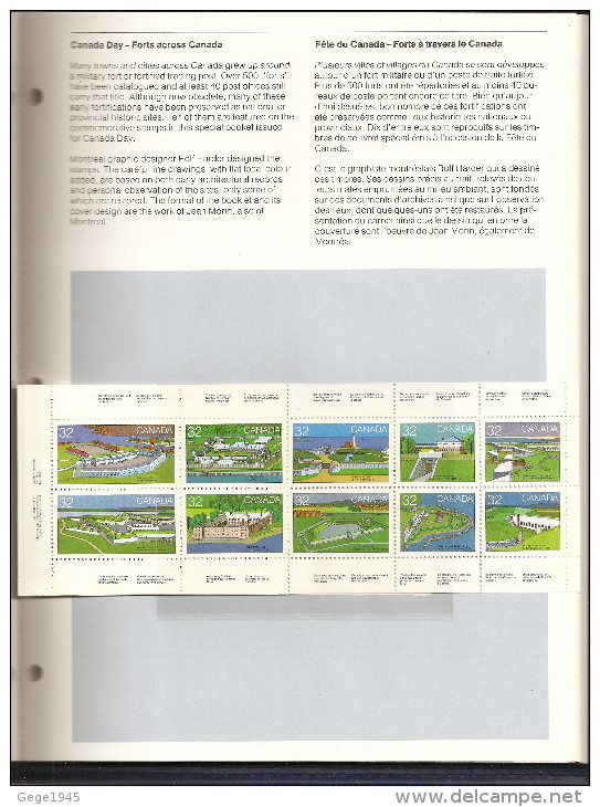 Livret  " Collection-souvenir Des Timbres Poste Du Canada De 1983   Neuf **    (   Dans Son Coffret Carton D'origine   ) - Abarten Und Kuriositäten