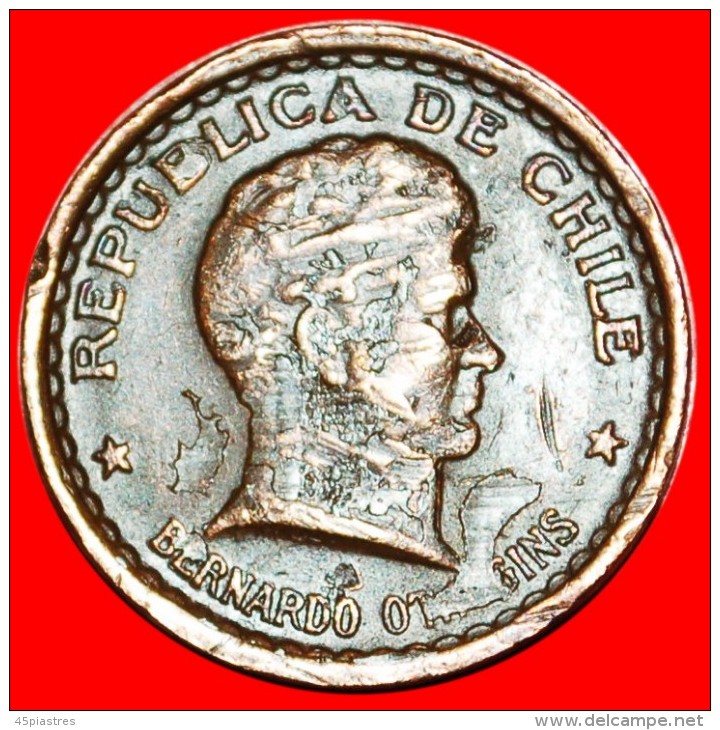 * WAR ISSUE (1939-1945): CHILE★ 20 CENTAVOS 1943 ERRORS! LOW START ★ NO RESERVE! - Chile