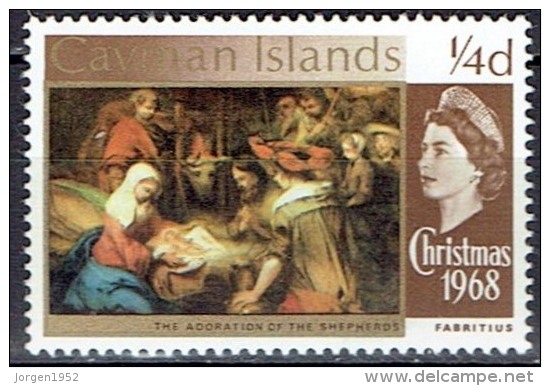 CAYMAN ISLANDS  # STAMPS FROM YEAR 1968 STANLEY GIBBONS 215 - Caimán (Islas)