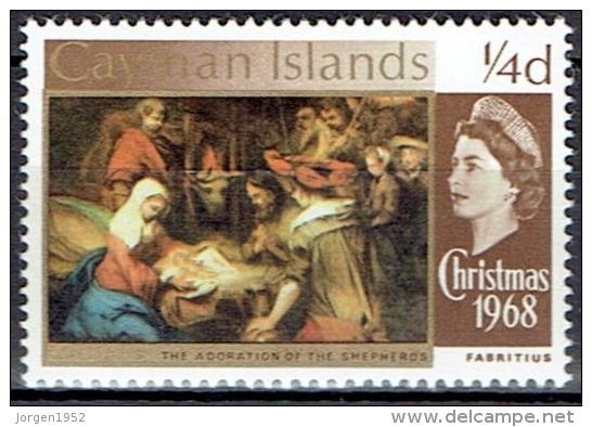 CAYMAN ISLANDS  # STAMPS FROM YEAR 1968 STANLEY GIBBONS 215 - Caimán (Islas)