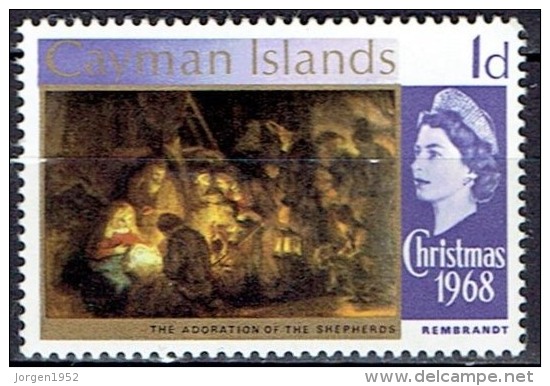 CAYMAN ISLANDS  # STAMPS FROM YEAR 1968 STANLEY GIBBONS 216 - Caimán (Islas)