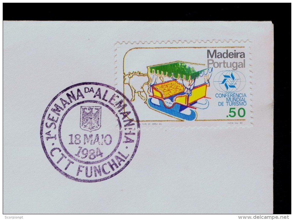 GERMANY WEEK Symbol Flags Drapeaux 1984 Funchal Portugal Cover Sp3430 - Otros & Sin Clasificación