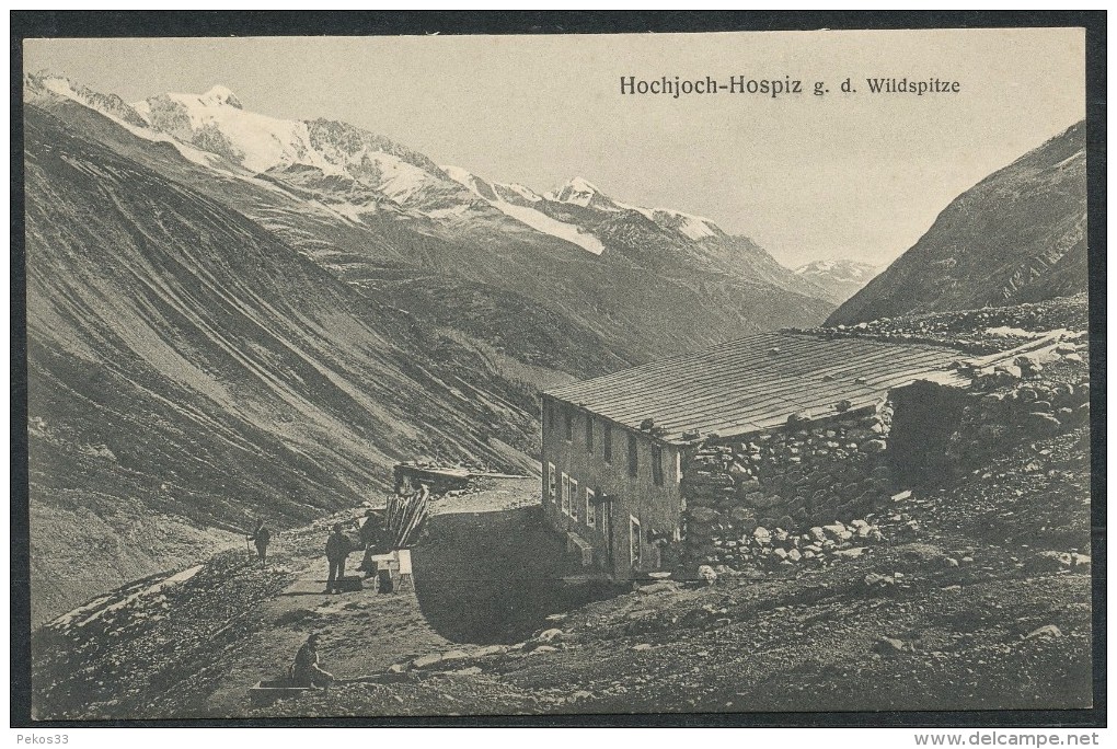 Österreich -   Postkarte  -    Hochjoch-Hospiz G.d. Wildspitze - Sonstige & Ohne Zuordnung