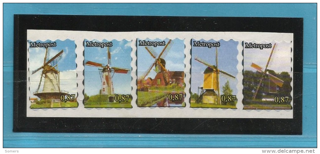 NEDERLAND / METROPOST 5 STAMPS / ZEGELS ** MNH   ... ZIE / VOIR / SCAN ........  SUPER SALE ..........F15 - Moulins