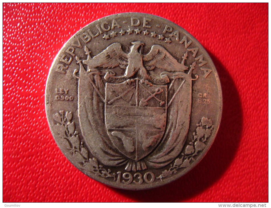 Panama - Decimo 1/4 De Balboa 1930 3950 - Panamá