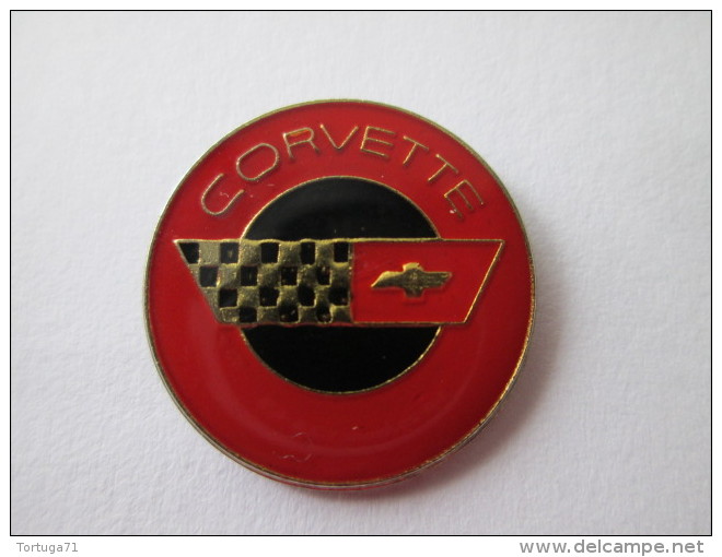 Chevrolet Corvette Pin Ansteckknopf Rot - Corvette