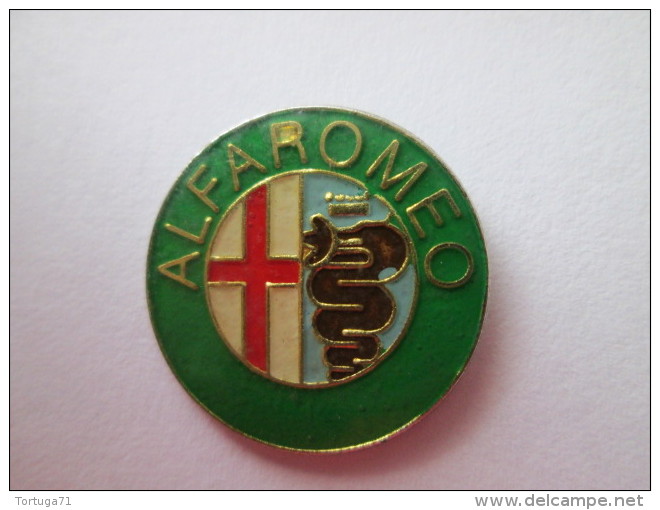 Alfa Romeo Logo Grün Pin Ansteckknopf - Alfa Romeo