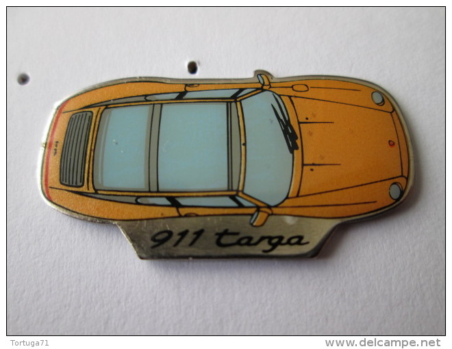 Porsche 911 Targa Pin Ansteckknopf Gelb - Porsche