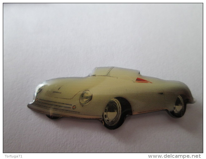 Porsche 356 Pin Ansteckknopf Weiss - Porsche