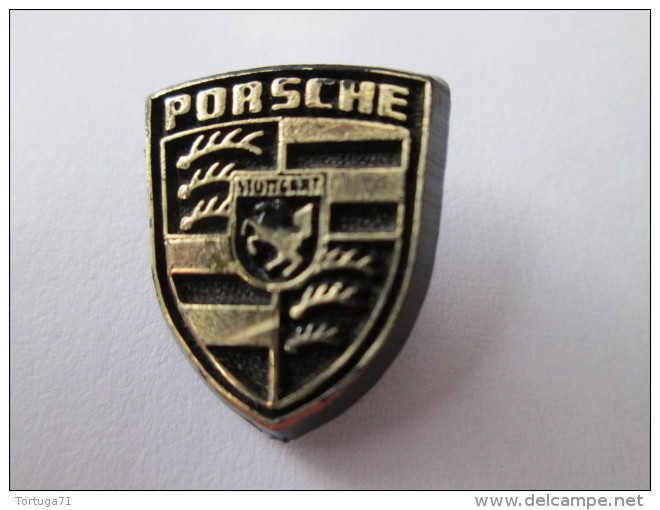 Porsche Logo Anstecknadel Schwarz - Porsche