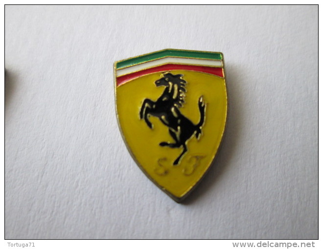 Ferrari Pin Ansteckknopf Unlackiert - Ferrari