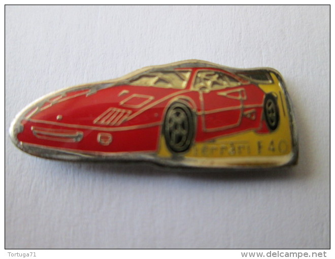 Ferrari F40 Pin Ansteckknopf Klein Rot - Ferrari