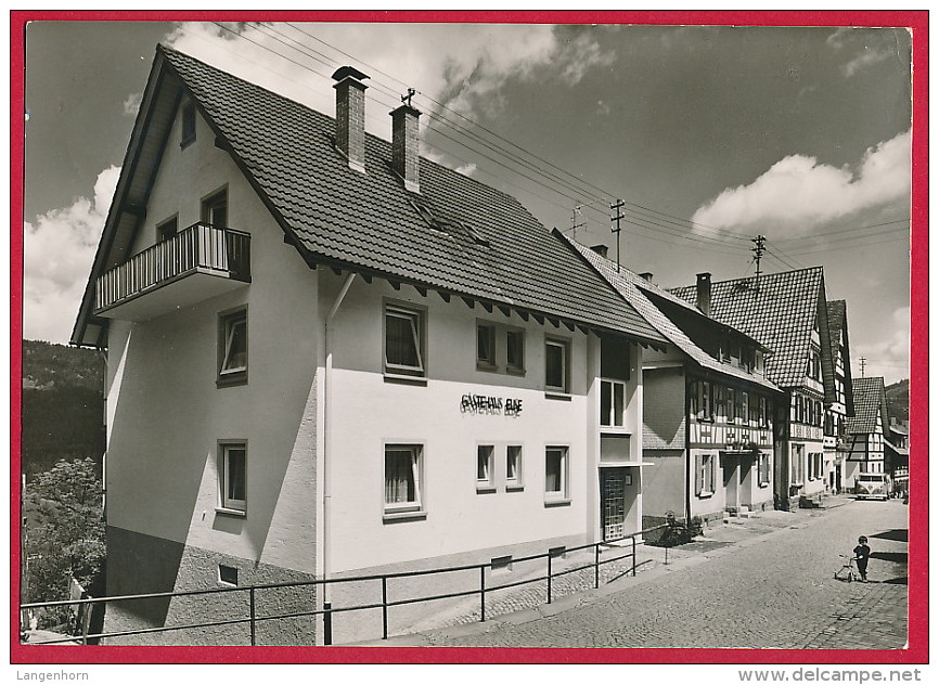 Foto-AK ´Bermersbach = Forbach' (LK Rastatt / Schwarzwald) - Forbach