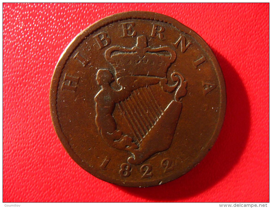 Ireland - Half Penny 1822 3980 - Irlande