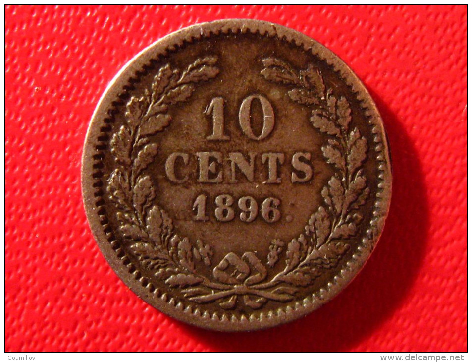 Pays-Bas - 10 Cents 1896 4071 - 10 Cent