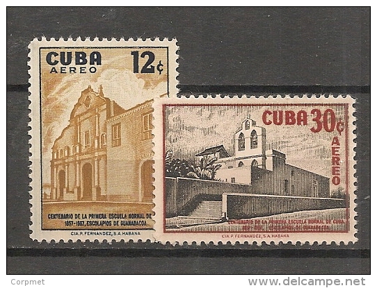 CUBA - Posta Aérienne - Air Mail  - Yvert # A 173/4 -  * MINT (Light Trace Of Hinge) - Poste Aérienne