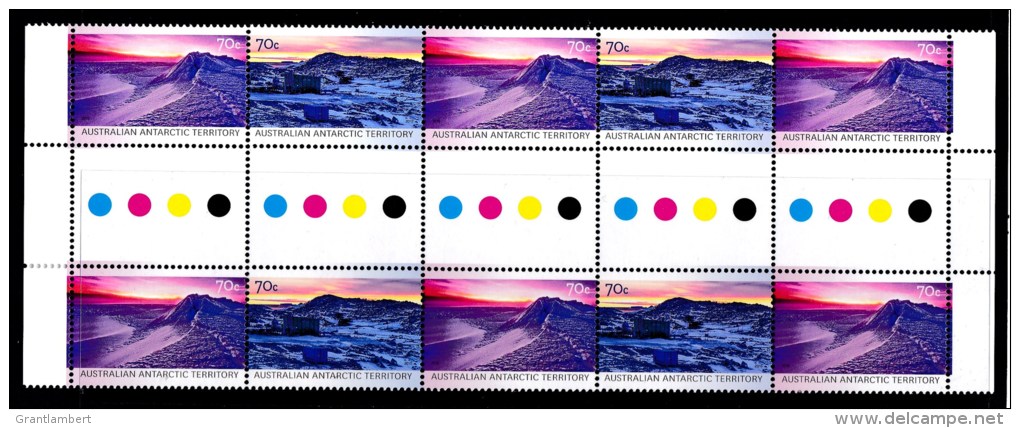 Australian Antarctic 2015 Colours Of The AAT Gutter Block Of 10 MNH - - Nuevos