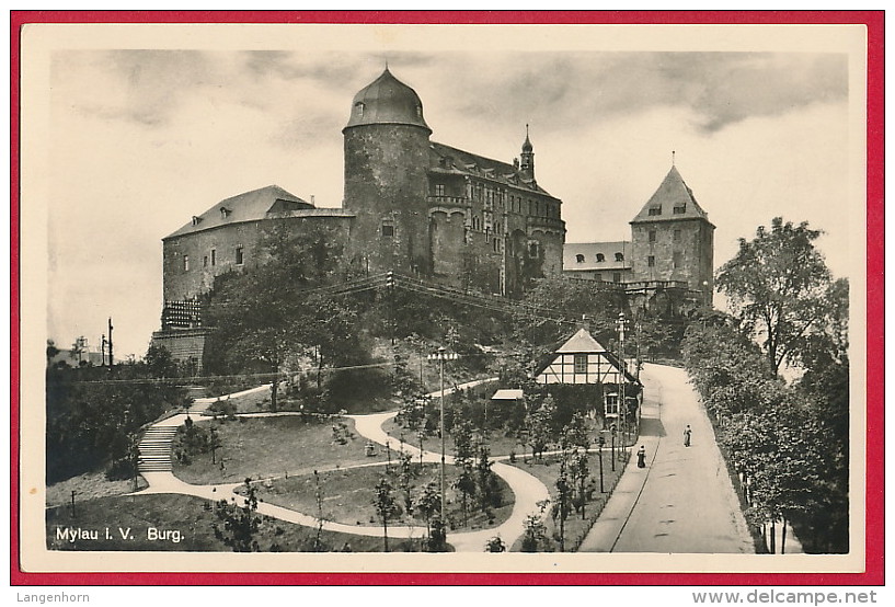 Foto-AK ´Mylau' (Vogtland) ~ 1956 - Mylau