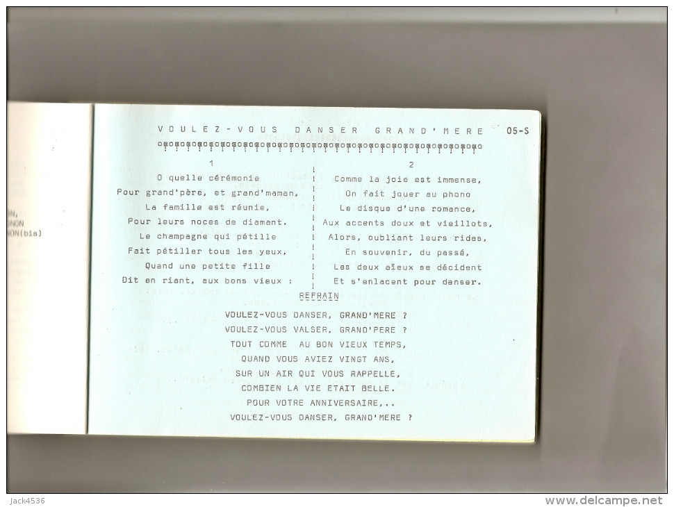 Livret De 130 Chansons Anciennes - Pour Fetes Réunions Et Sorties - 6 Scan. - Autres & Non Classés