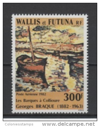 (3767) WALLIS AND FUTUNA, 1982 ("Boats At Collioure" By George Braque). Mi # 410. MNH** - Neufs