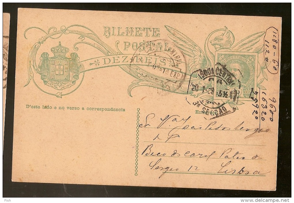 Portugal & Bilhete Postal, Silva & Caldas, Lisboa 1909  (299) - Lettres & Documents