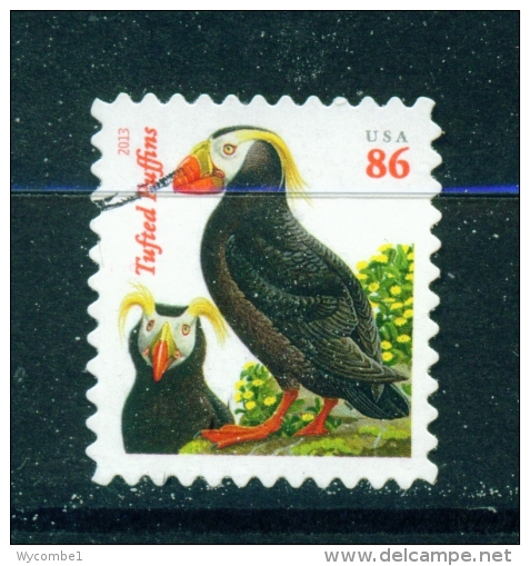 USA  -  2013  Tufted Puffins  86c  Used As Scan - Used Stamps