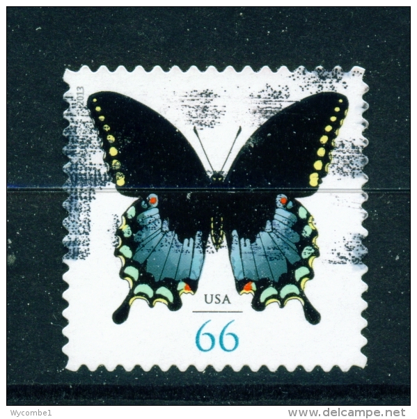 USA  -  2013  Butterfly  66c  Used As Scan - Used Stamps