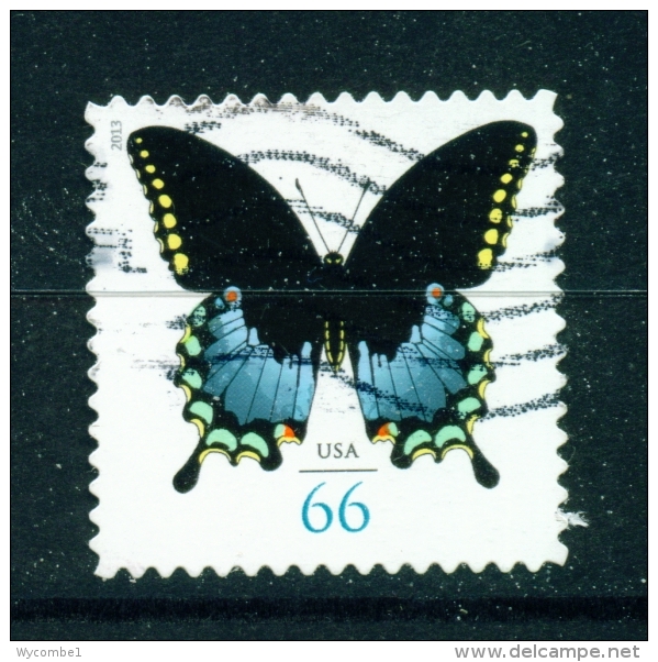 USA  -  2013  Butterfly  66c  Used As Scan - Used Stamps