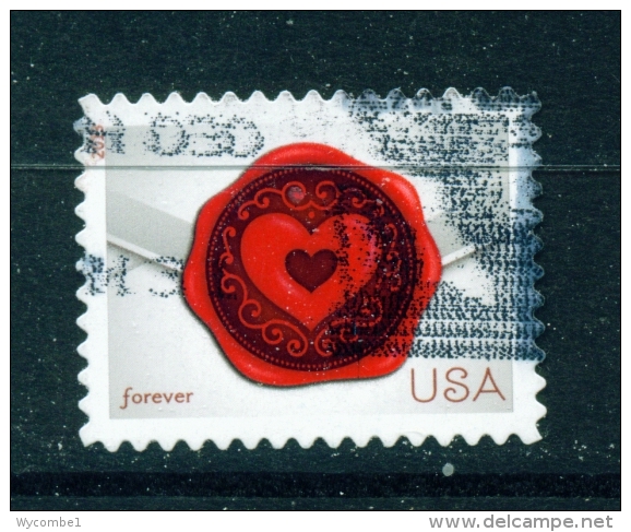 USA  -  2013  Letter Seal  Forever  Used As Scan - Used Stamps