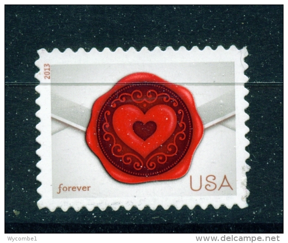 USA  -  2013  Letter Seal  Forever  Used As Scan - Usados