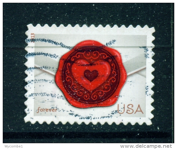 USA  -  2013  Letter Seal  Forever  Used As Scan - Used Stamps