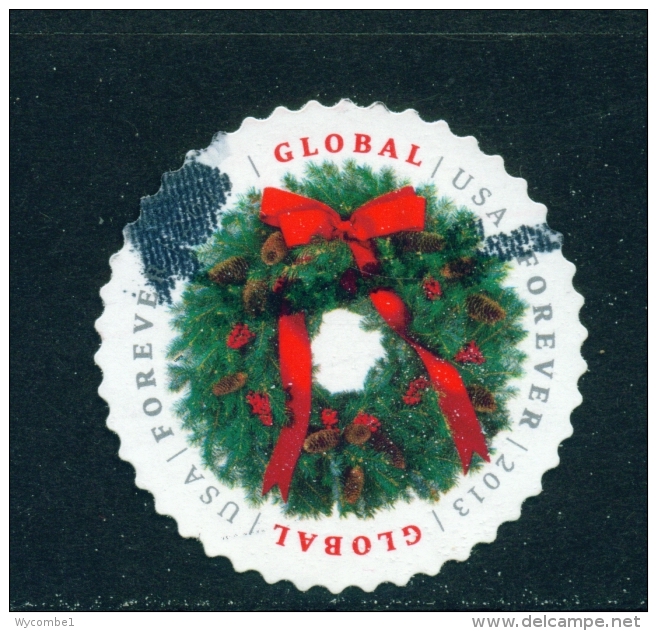 USA  -  2013  Wreath  Global  Used As Scan - Oblitérés